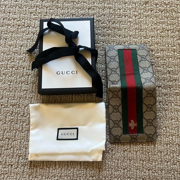 Gucci Mens Ophidia Wallet 100% Autentic - Picture 6 of 11